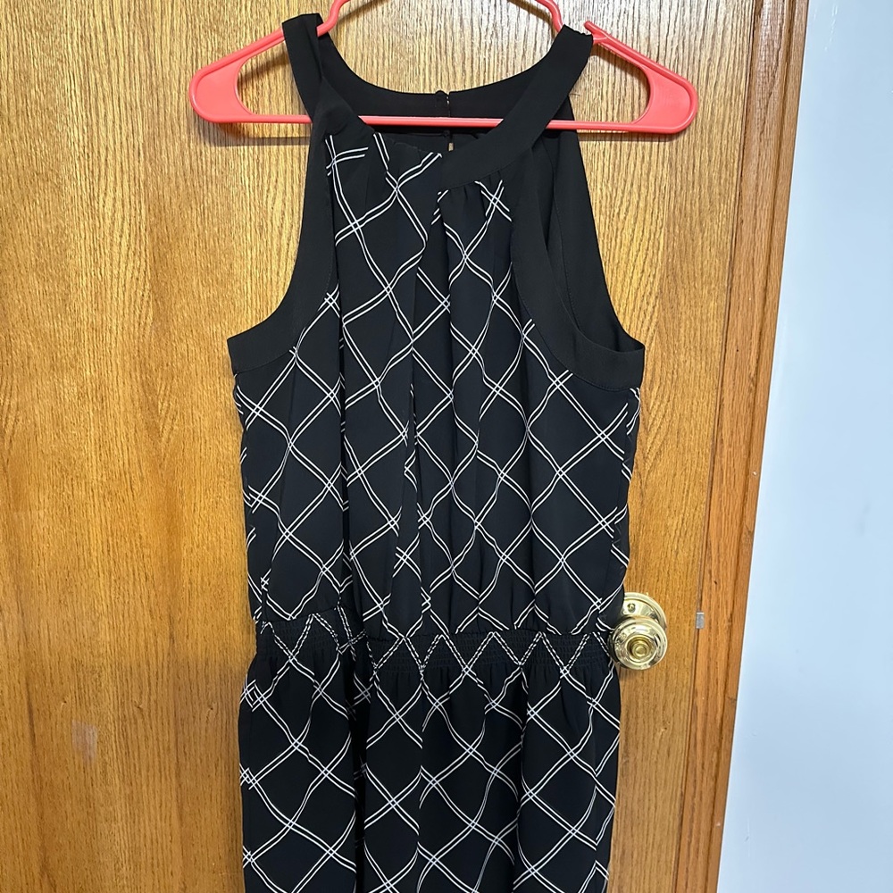 Black and white dress